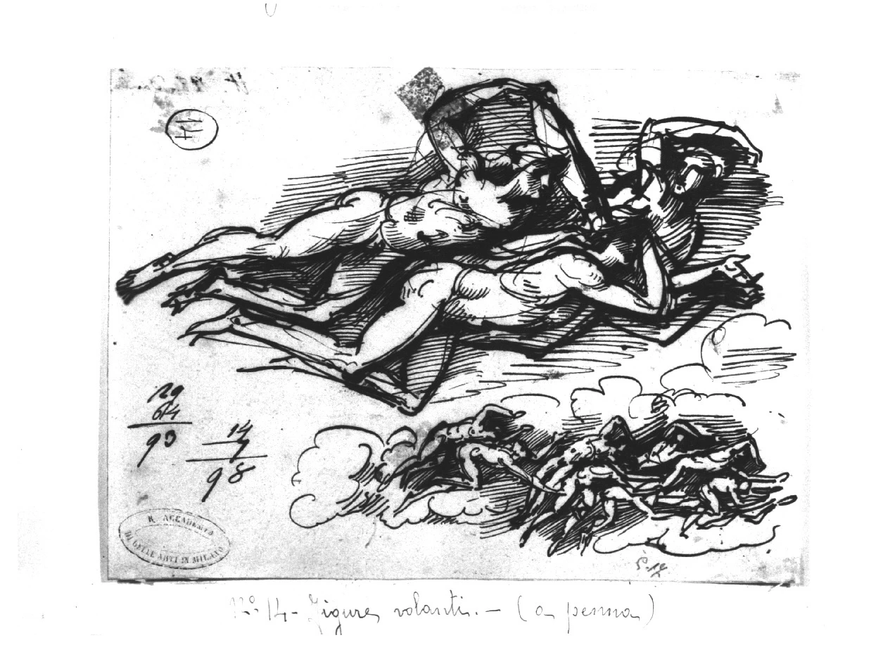 Figure volanti - Brera, Milano